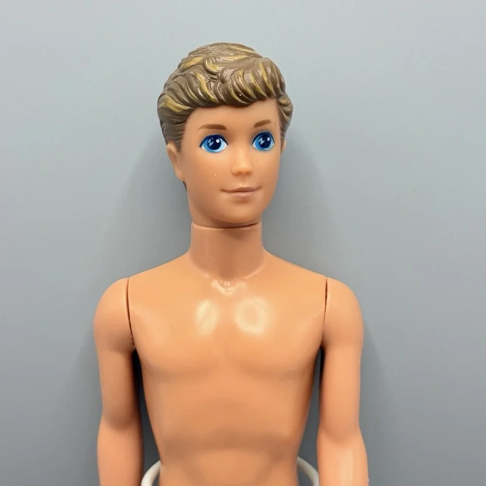 Barbie Ken Kevin Skipper Boyfriend Brunette Retired Doll For OOAK Or Play